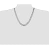 Sterling Silver Curb Chain — 11 mm