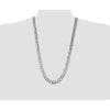 Sterling Silver Curb Chain — 11 mm
