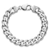Sterling Silver Curb Chain — 11 mm