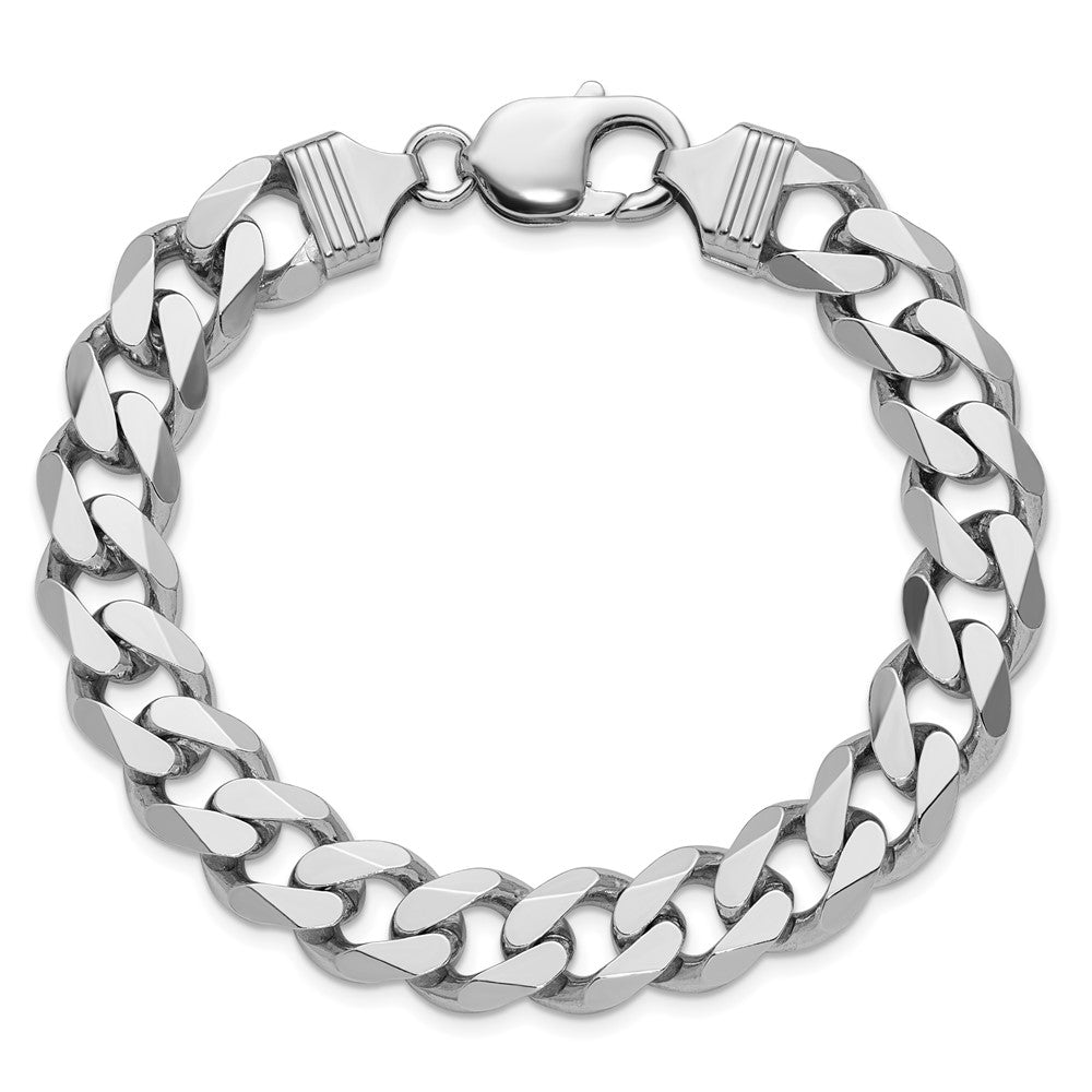 Sterling Silver Curb Chain — 11 mm