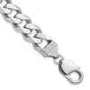Sterling Silver Curb Chain — 11 mm