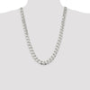 Sterling Silver Curb Chain — 13 mm