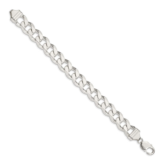 Sterling Silver Curb Chain — 13 mm