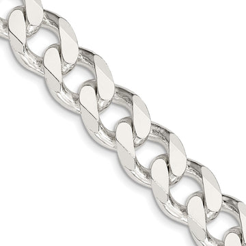 Sterling Silver Curb Chain — 13 mm