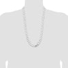 Sterling Silver Curb Chain — 13 mm