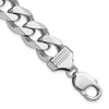 Sterling Silver Curb Chain — 13 mm