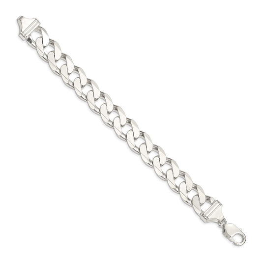 Sterling Silver Curb Chain — 14.5 mm