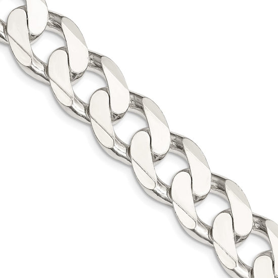 Sterling Silver Curb Chain — 14.5 mm