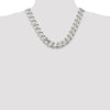 Sterling Silver Curb Chain — 16.25 mm