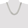 Sterling Silver Curb Chain — 16.25 mm