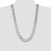 Sterling Silver Curb Chain — 16.25 mm