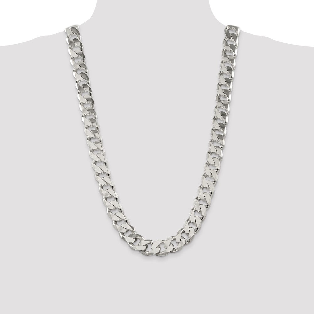 Sterling Silver Curb Chain — 16.25 mm