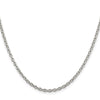 Sterling Silver 2.75mm Cable Chain