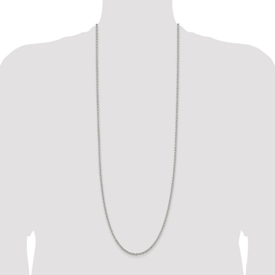 Sterling Silver 2.75mm Cable Chain