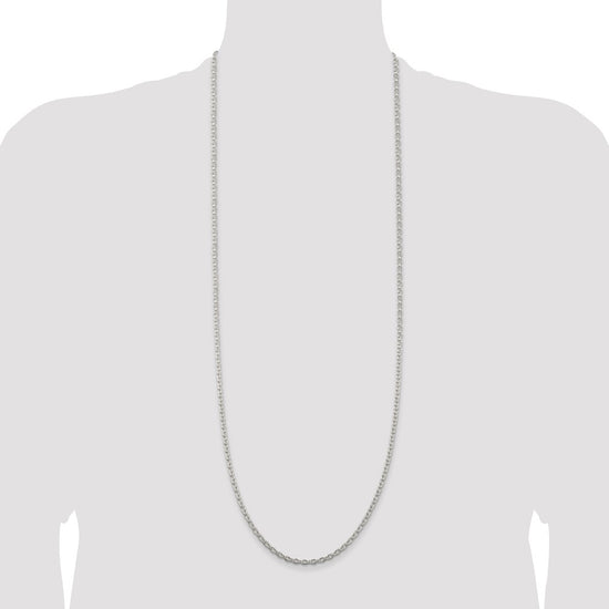 Sterling Silver 3.5mm Cable Chain