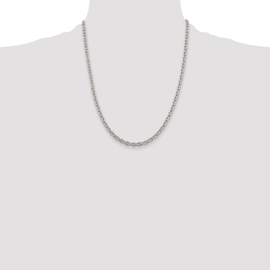 Sterling Silver 4.5mm Cable Chain