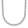 Cheryl M Sterling Silver Rhodium-plated Brilliant-cut CZ 18 Inch Necklace