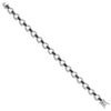Cheryl M Sterling Silver Rhodium-plated Fancy Marquise-cut Black CZ and Brilliant-cut White CZ 7.5 Inch Bracelet