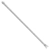 Cheryl M Sterling Silver Rhodium-plated Brilliant-cut CZ 7 Inch Tennis Bracelet