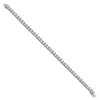 Cheryl M Sterling Silver Rhodium-plated Brilliant-cut CZ 7.25 Inch Tennis Bracelet