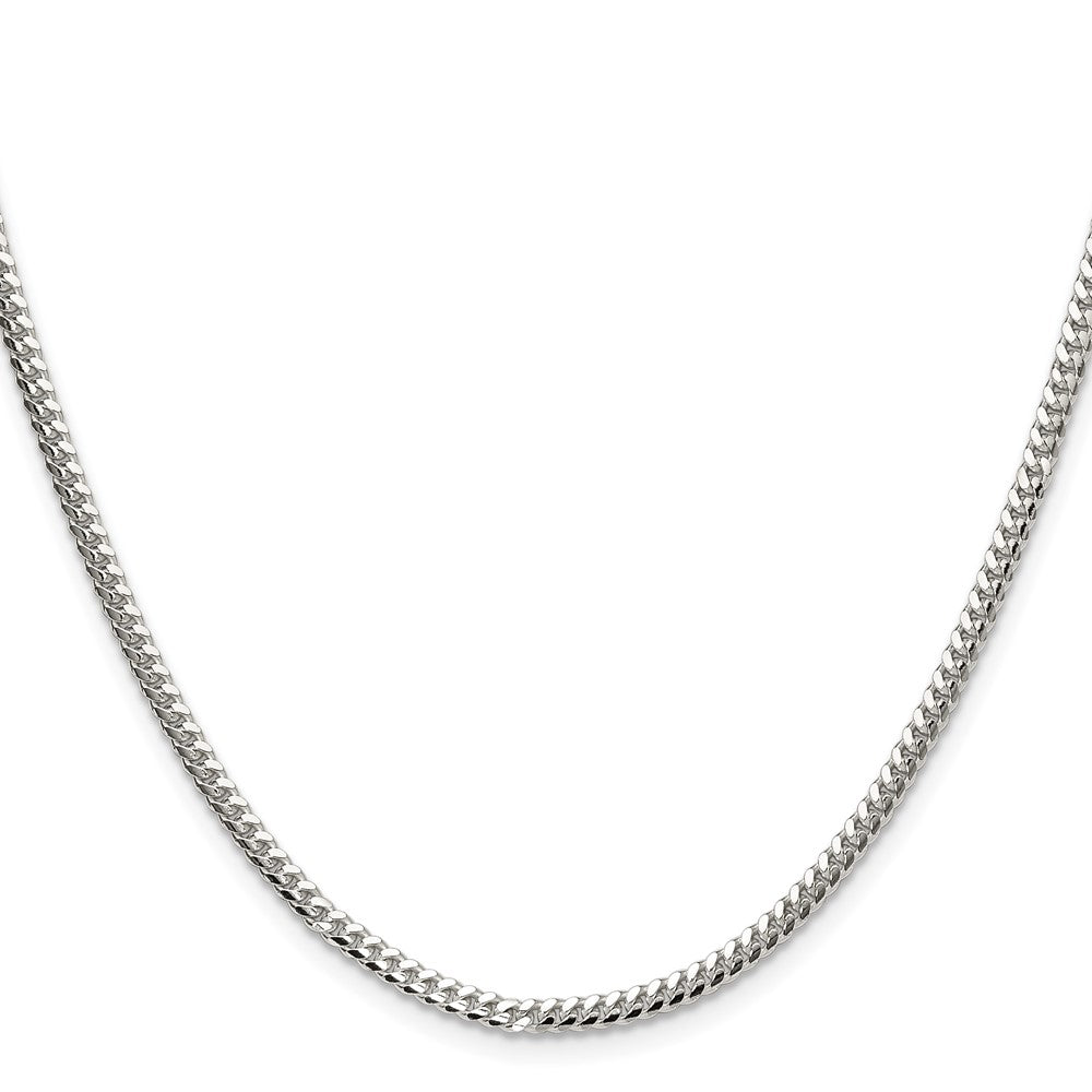 Sterling Silver Domed Curb Chain