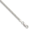 Sterling Silver Domed Curb Chain