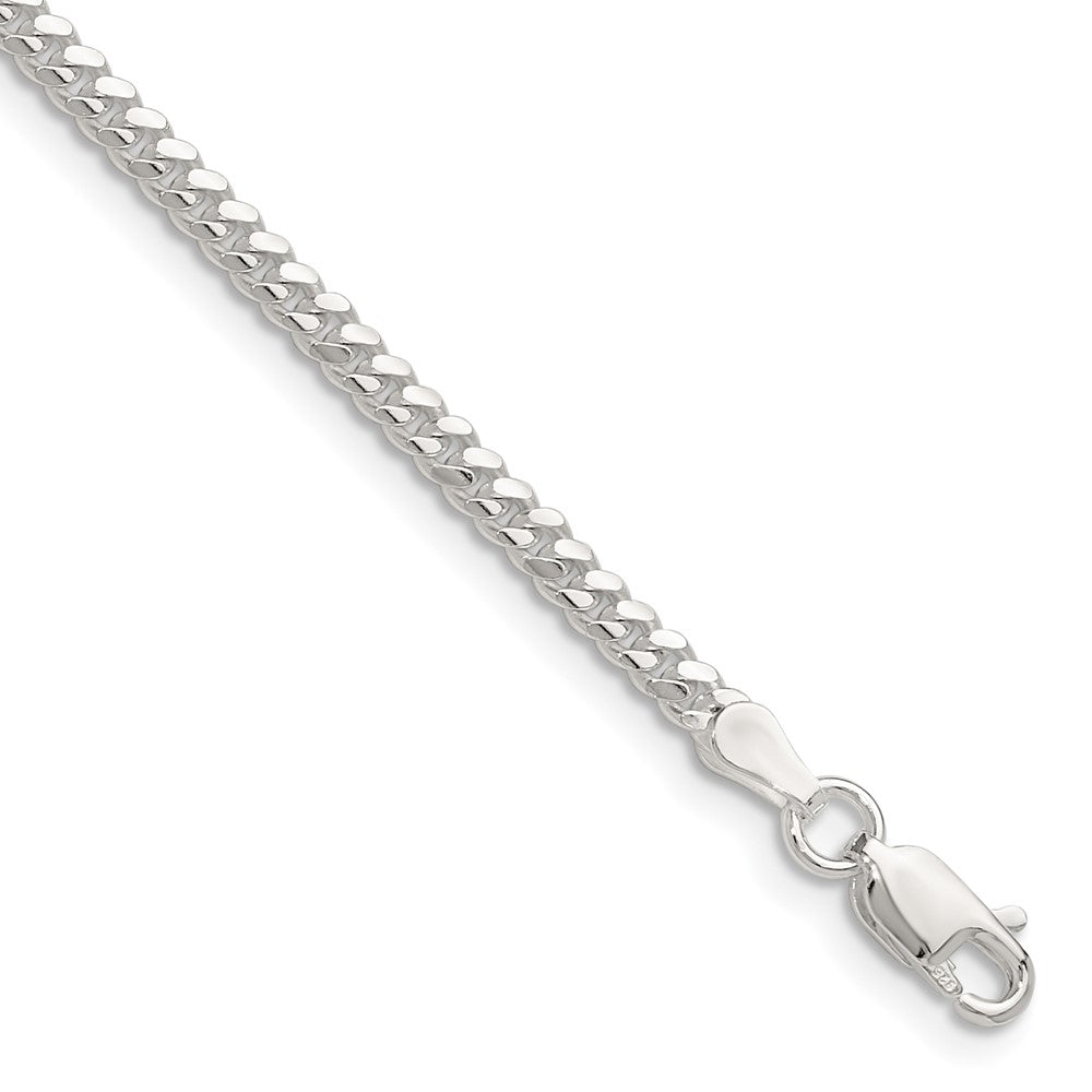 Sterling Silver Domed Curb Chain