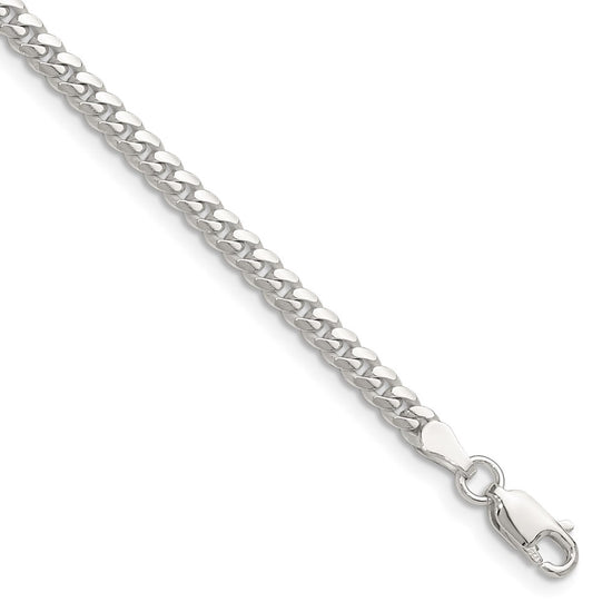 Sterling Silver Domed Curb Chain