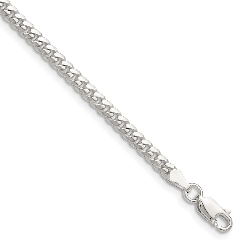 Sterling Silver Domed Curb Chain