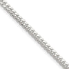 Sterling Silver Domed Curb Chain