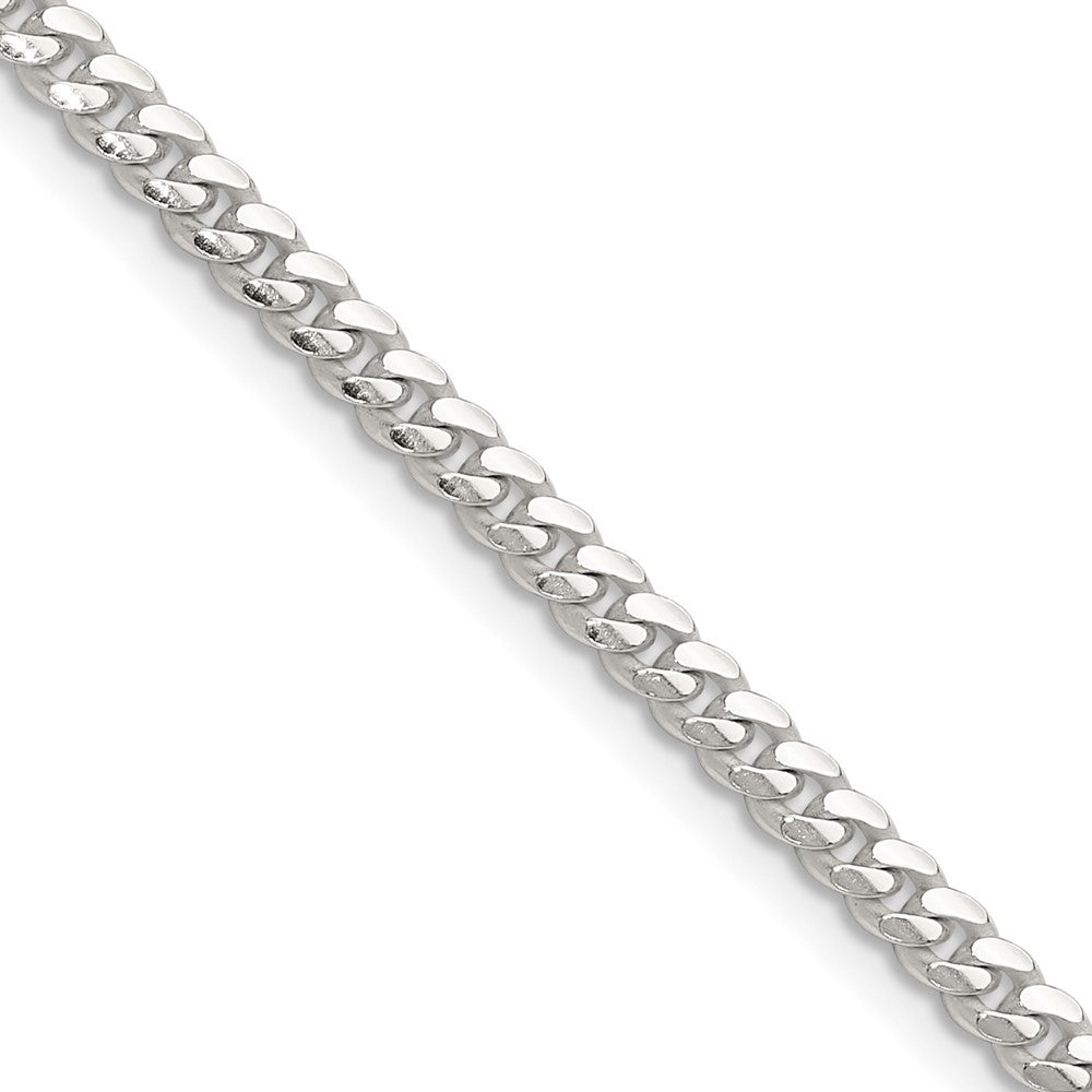 Sterling Silver Domed Curb Chain