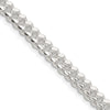 Sterling Silver Domed Curb Chain