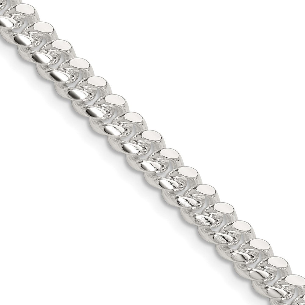 Sterling Silver Domed Curb Chain