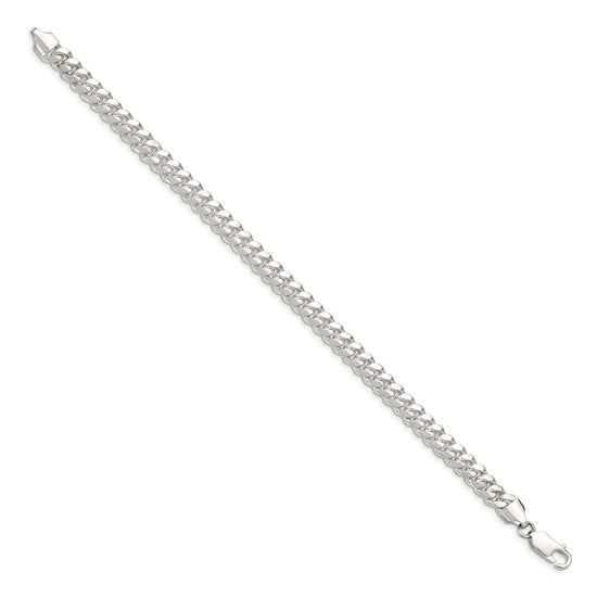 Sterling Silver Domed Curb Chain