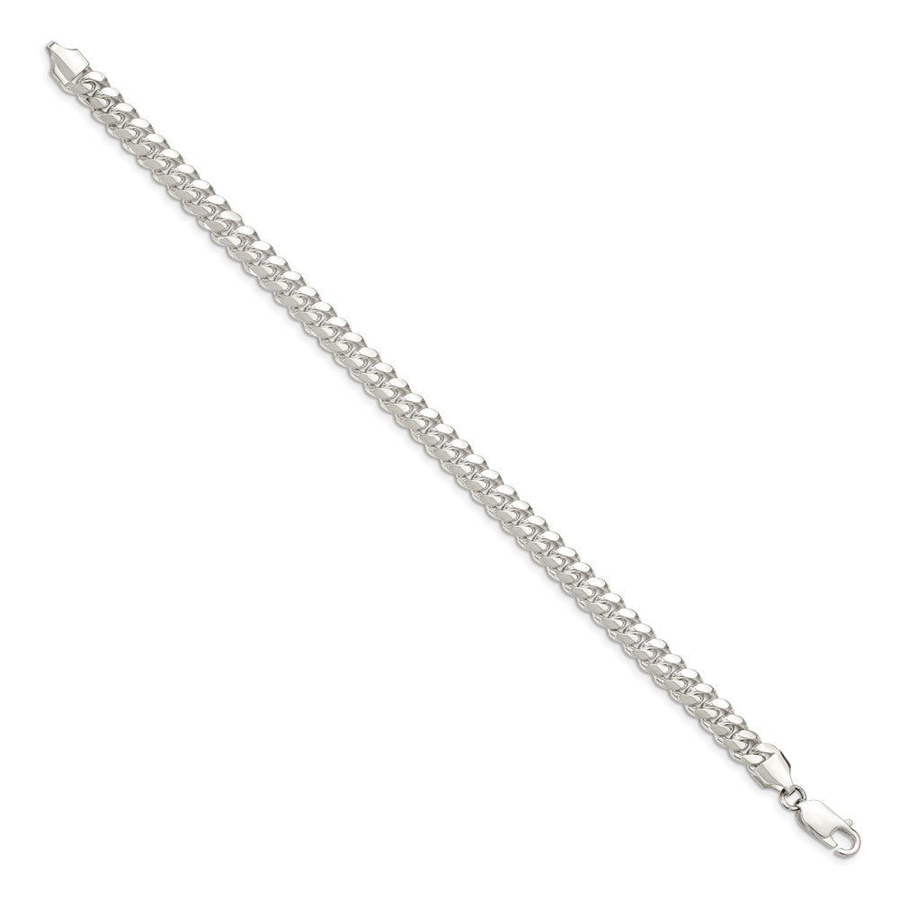 Sterling Silver Domed Curb Chain