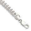 Sterling Silver Domed Curb Chain