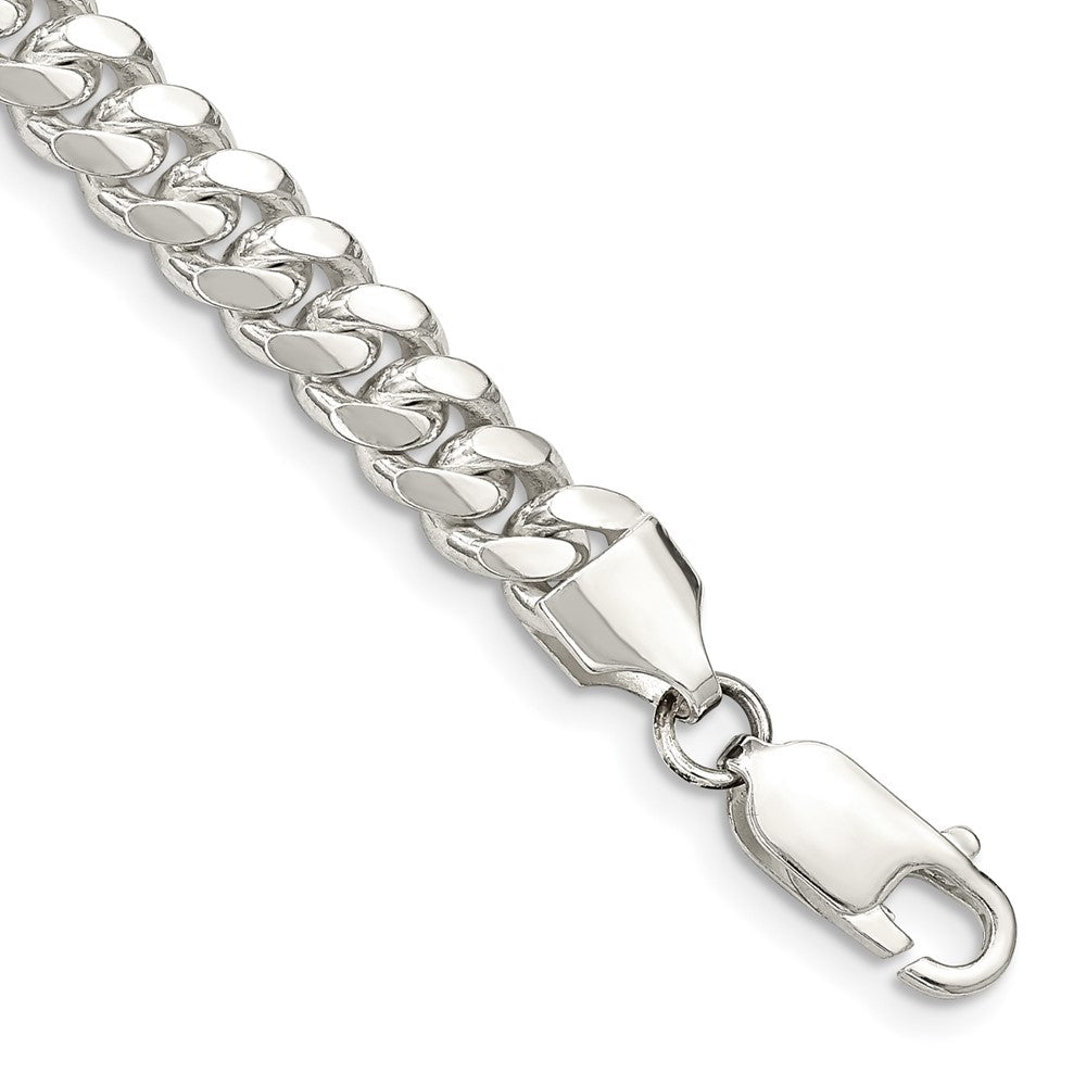 Sterling Silver Domed Curb Chain