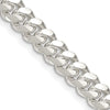 Sterling Silver Domed Curb Chain