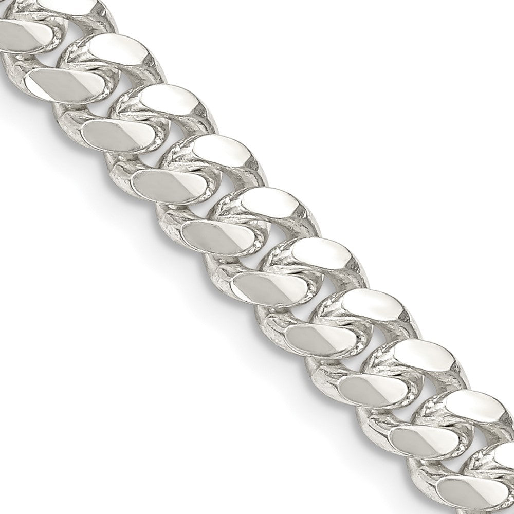 Sterling Silver Domed Curb Chain