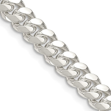 Sterling Silver Domed Curb Chain