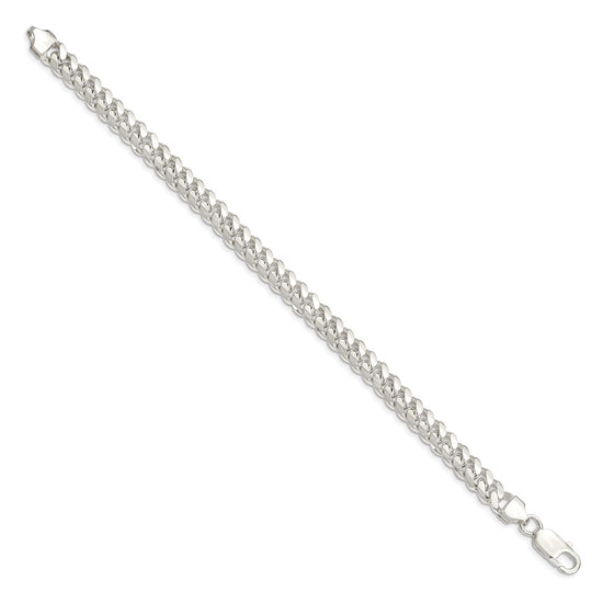 Sterling Silver Domed Curb Chain