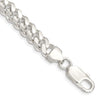 Sterling Silver Domed Curb Chain