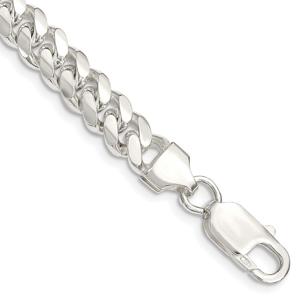Sterling Silver Domed Curb Chain