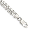 Sterling Silver Domed Curb Chain