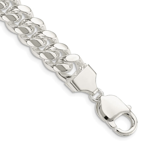 Sterling Silver Domed Curb Chain