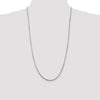 Sterling Silver 2.5mm Diamond-cut Rope Chain