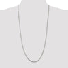Sterling Silver 2.5mm Diamond-cut Rope Chain