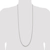 Sterling Silver 2.75mm Diamond-cut Rope Chain