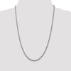 Sterling Silver Rhodium-plated 2.75mm Diamond-cut Rope Chain