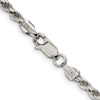 Sterling Silver 3.2mm Diamond-cut Rope Chain